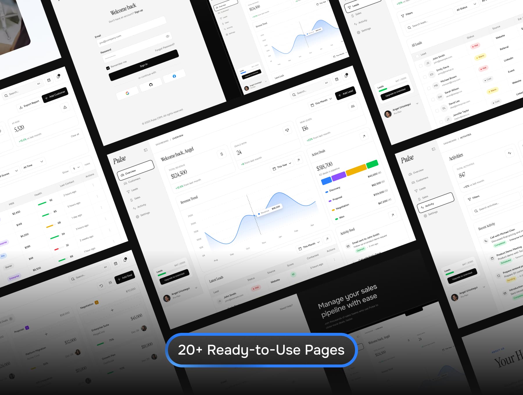 Pulse CRM Dashboard — 3