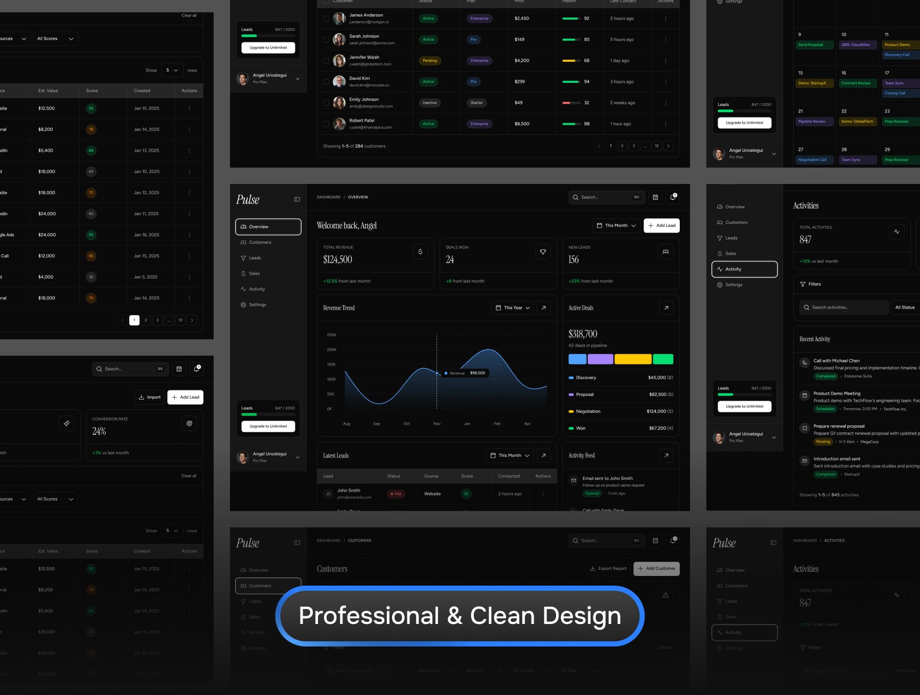 Pulse CRM Dashboard — 6