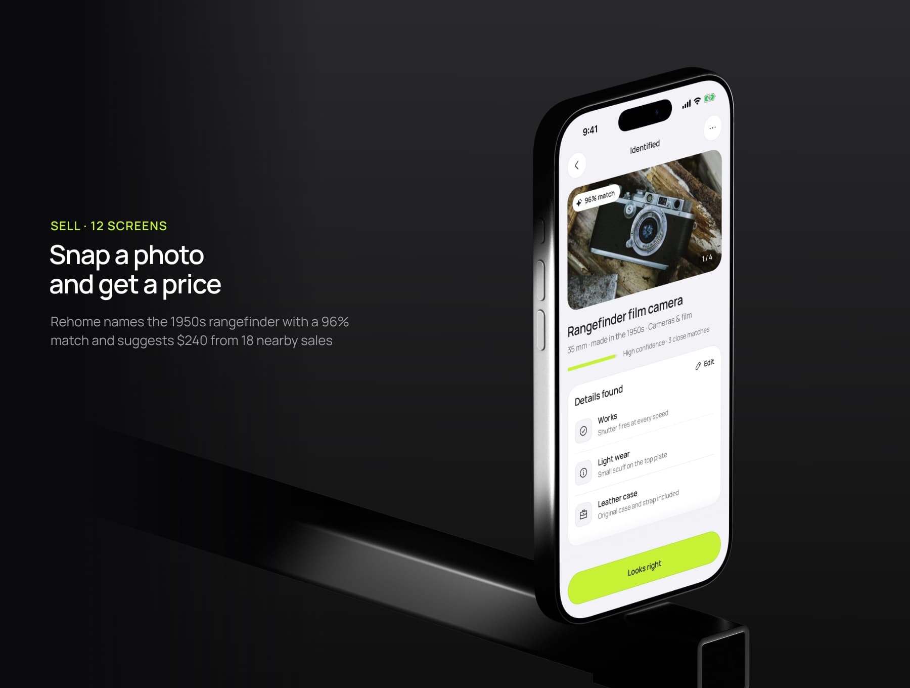 Rehome – AI Resale Assistant App UI Kit — 5