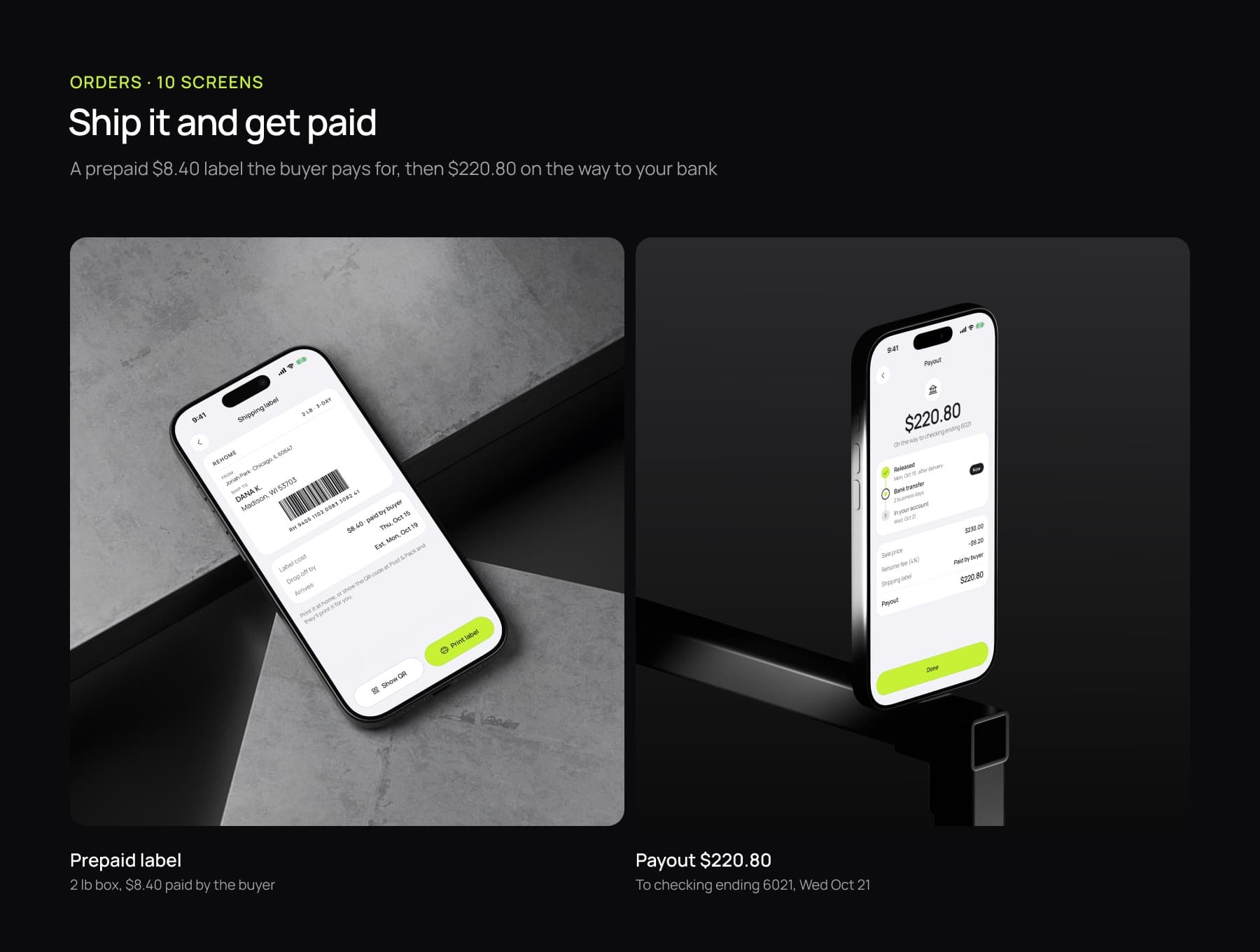 Rehome – AI Resale Assistant App UI Kit — 7