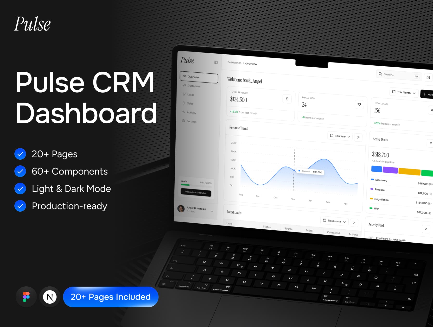 Pulse CRM Dashboard — preview 1